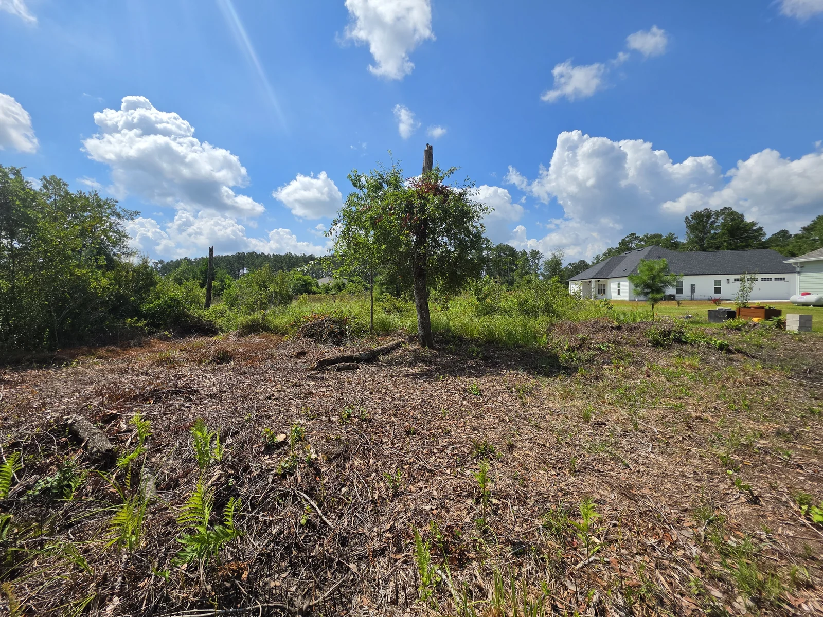 Backyard leveling and dirt grading in Hahira GA